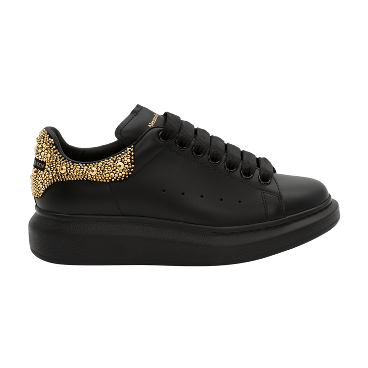 Buy Alexander McQueen Oversized Sneaker 'Black Gold Crystal