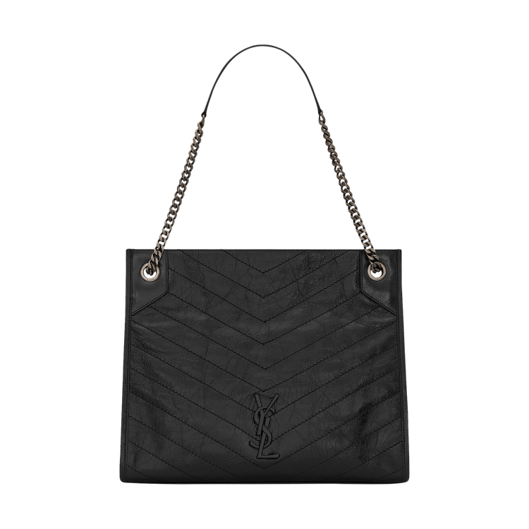 阿部　サンローラン Explore a Saint Laurent Black Leather Medium Sunset Shoulder