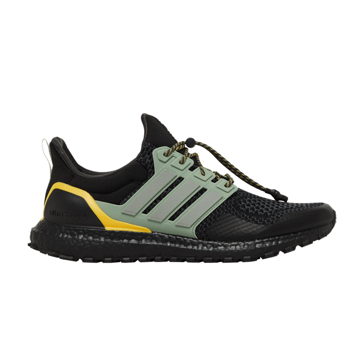 Buy UltraBoost 1.0 Black Silver Green HQ4196 GOAT