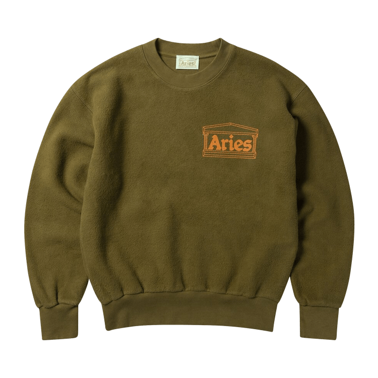 Aries Arise Premium Temple Sweatshirt - Sand
