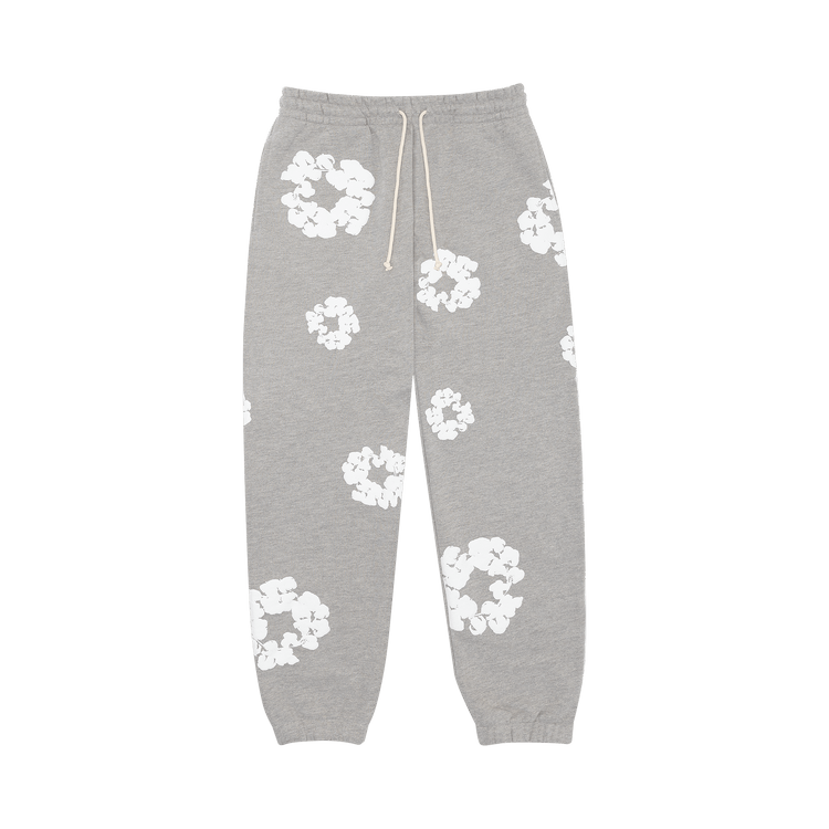 Gray cotton sweatpants cheap