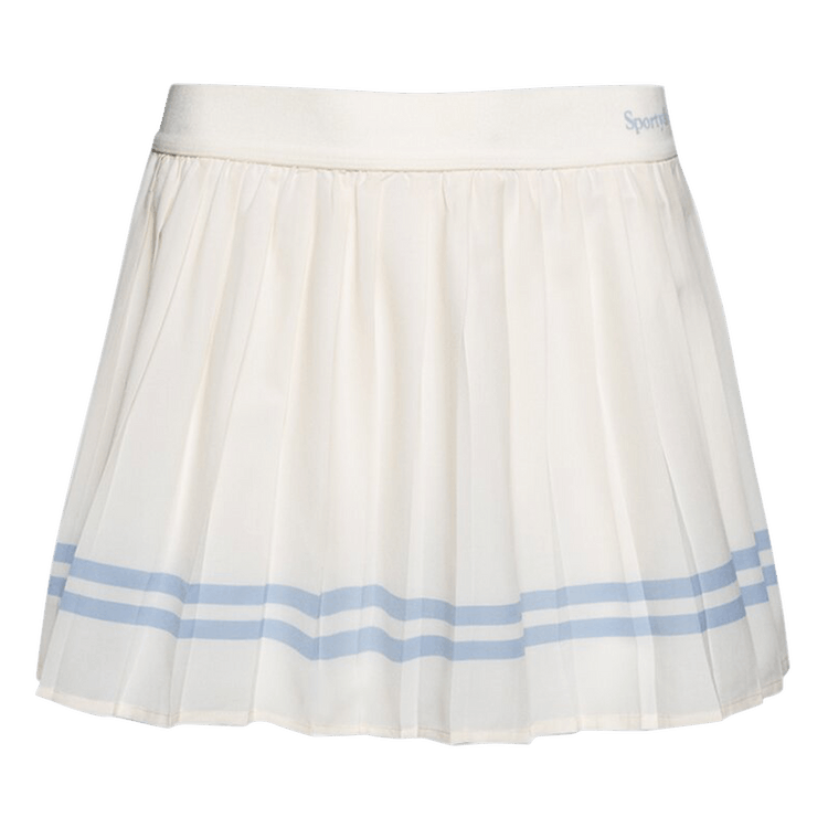 ★Sporty & Rich★ Serif Logo Pleated Skirt Milk SK931MK SK93 Buy Sporty & Rich Serif Logo Pleated Skirt 'Milk/Washed