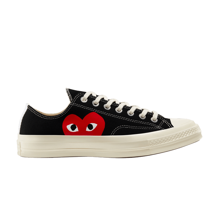 Comme des Garçons PLAY x Chuck 70 Low 'Black' 2023