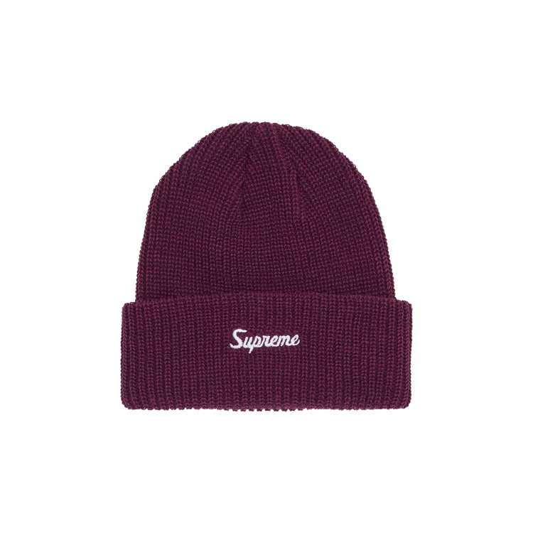 Buy Supreme Loose Gauge Beanie 'Burgundy' - FW23BN20