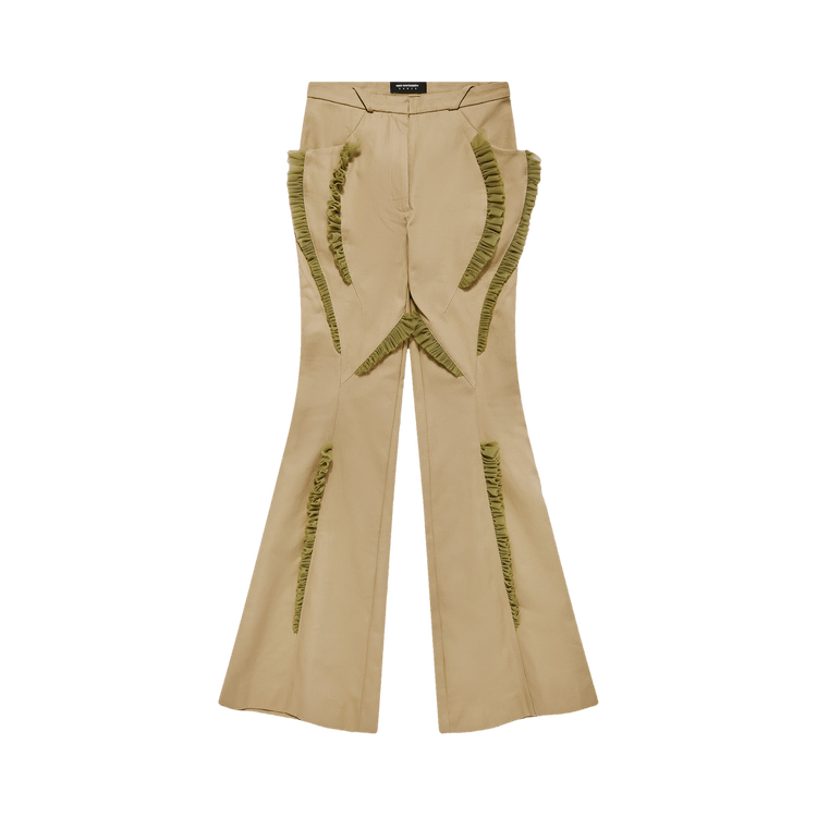 パンツ KIKO KOSTADINOV PANTS (KKWAW23T0510 OAKSALVIA) Buy Kiko Kostadinov Tulle Flared Trousers 'Oak/Salvia