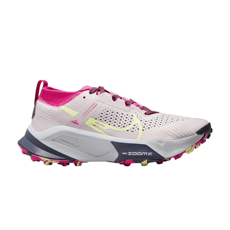 Nike ZoomX Zegama Platinum Violet Fireberry Purple Ink Luminous Green (Women's)