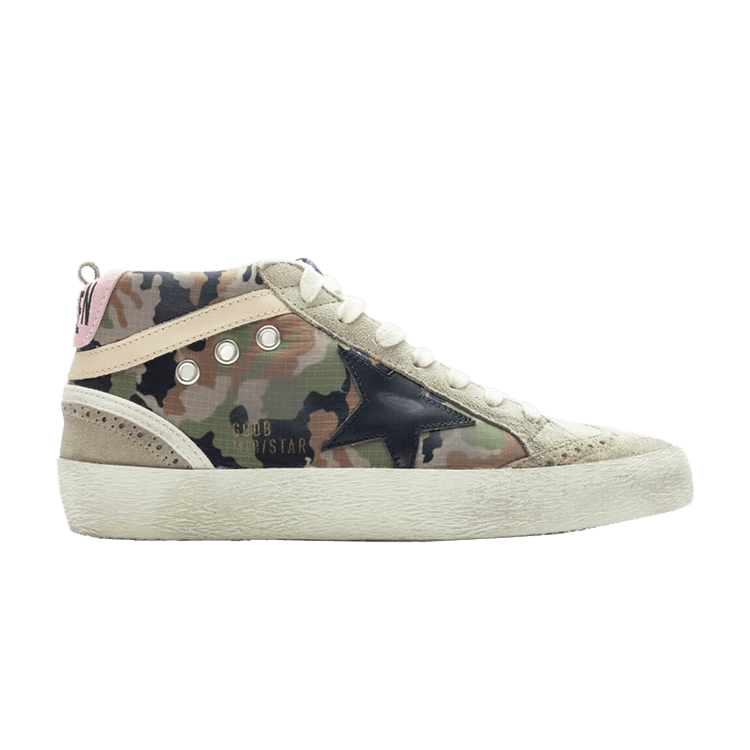 Buy Golden Goose Wmns Mid Star Green Camouflage GWF00122 F004132 82164 GOAT CA