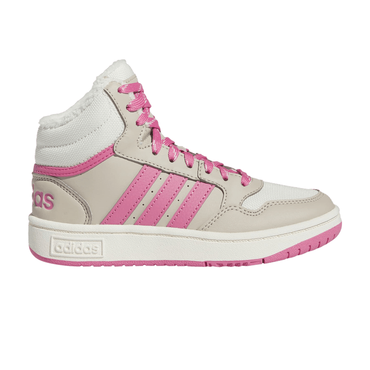 (GS) adidas Hoops 3.0 Mid J 'Wonder Beige Pink Fusion'