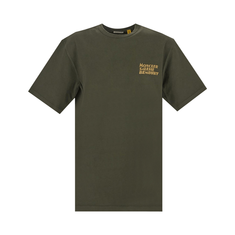 Buy Moncler Genius x Salehe Bembury T-Shirt 'Olive' - 8C000 01