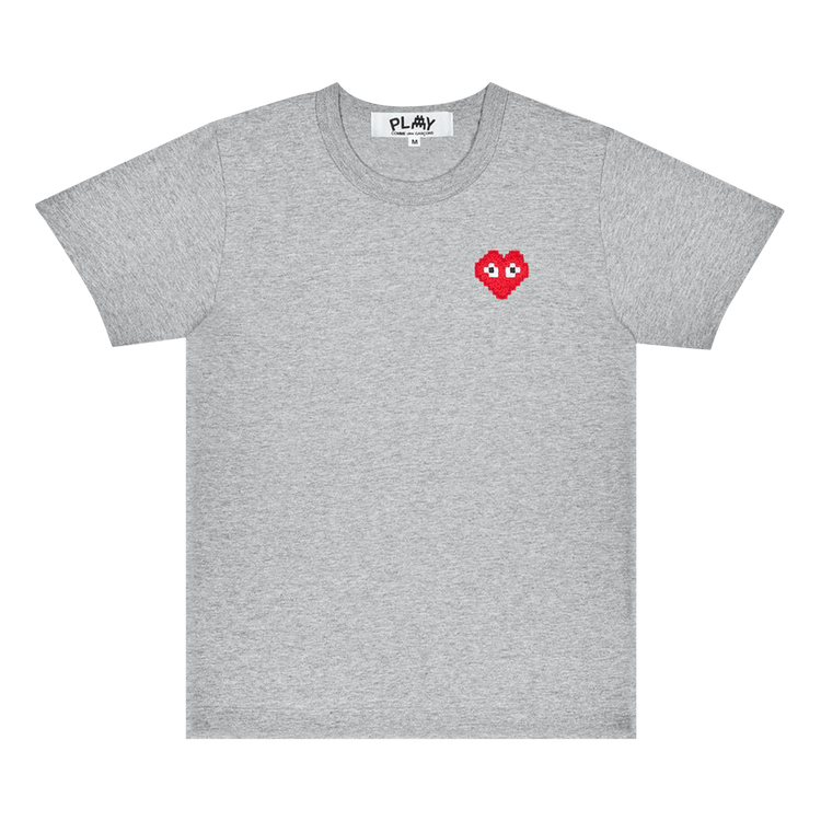 Buy Comme des Garçons PLAY x Invader Mini Logo T-Shirt 'Grey