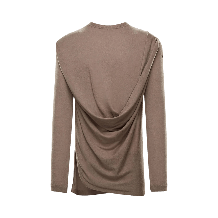 Rick Owens MONCLER DRAPEFRONT KNIT