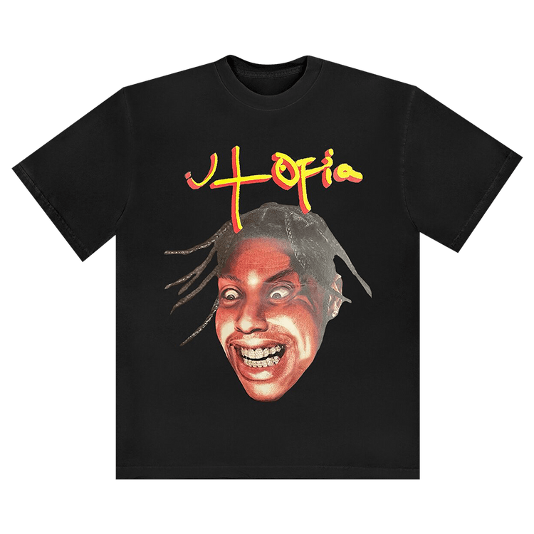 Buy Cactus Jack by Travis Scott Utopia Tee II 'Black' - TSUT