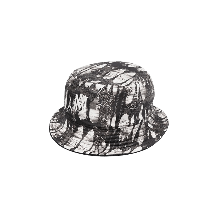 Buy Amiri Bandana Reversible Bucket Hat 'Black' - PF23MAH001 001