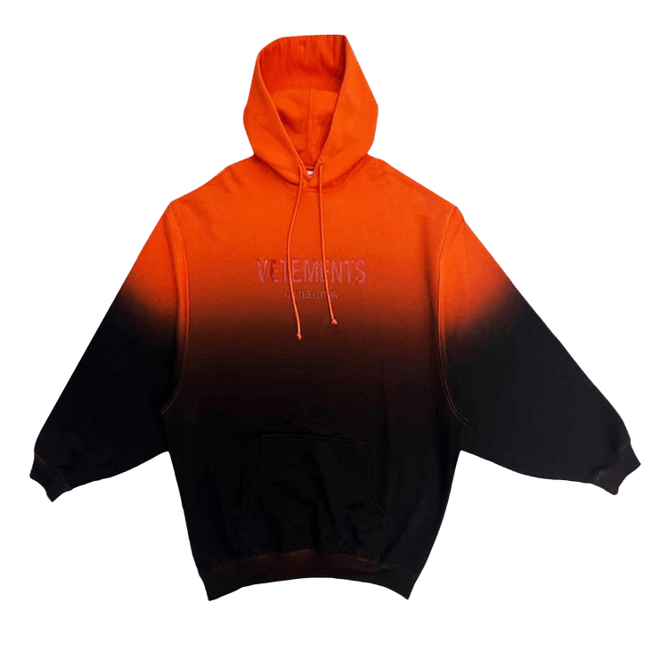 Buy Vetements Gradient Logo Limited Edition Hoodie Orange UE54HD200O ORAN GOAT