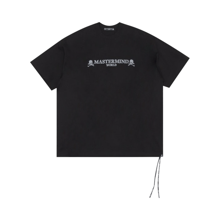 【関税込み】MASTERMIND WORLD ブラック MW パッチ Tシャツ tshirt_9_1-