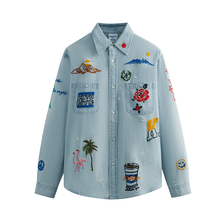 Buy Kith For Otakara NYC Denim Apollo Shirt 'Light Indigo