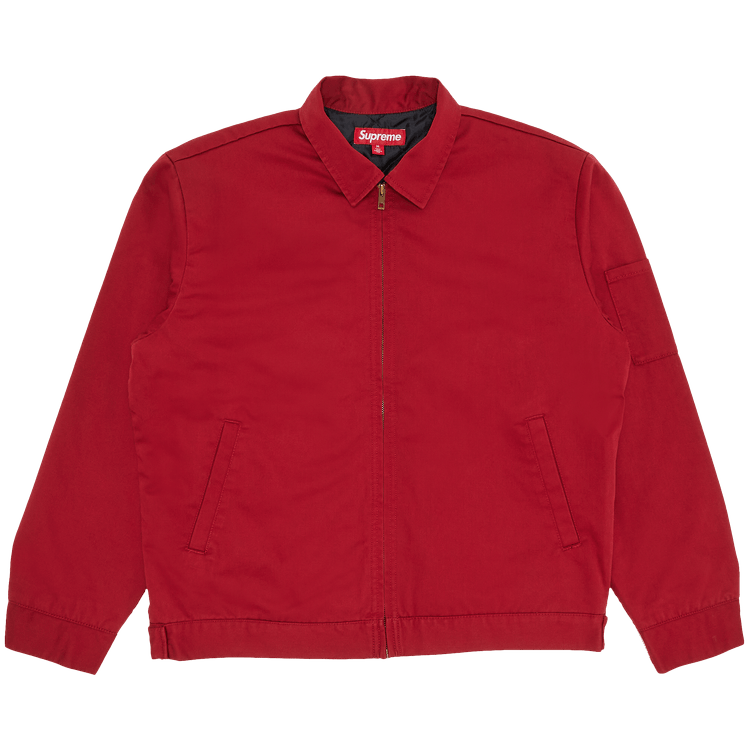 Supreme H.R. Giger Embroidered Work Jacket Red Men's - FW23 - US
