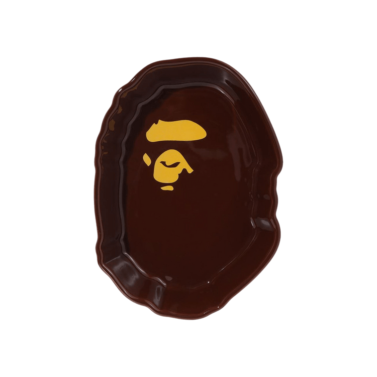 Buy BAPE Ape Head Tray 'Brown' - 1J30 192 007 BROWN | GOAT AE