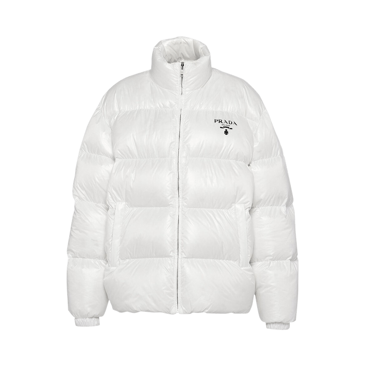 PRADA｜DOWN JACKETS (292065 11A9 F0009) Buy Prada Re-Nylon Hooded Down Jacket 'White' - 292065 11A9