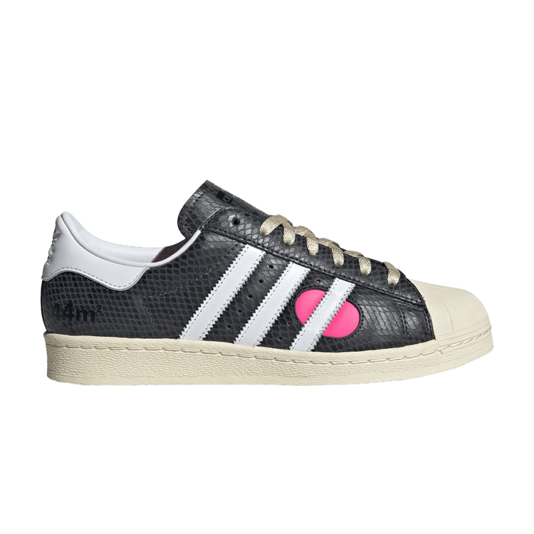 adidas Superstar 82 Trainers - Men - Carbon / Cloud White / Cream White - 8.5 UK