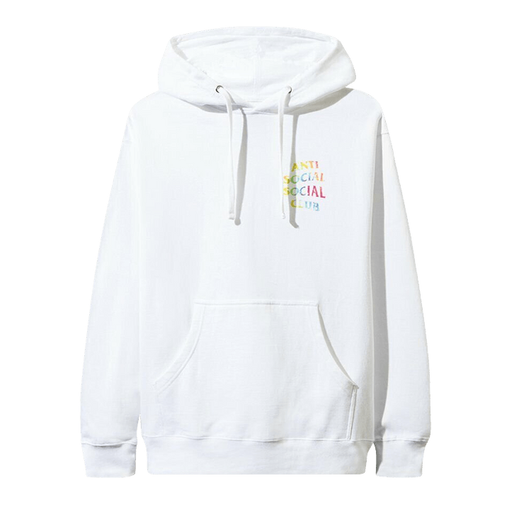 Anti Social Social Club Thai Dye Hoodie White