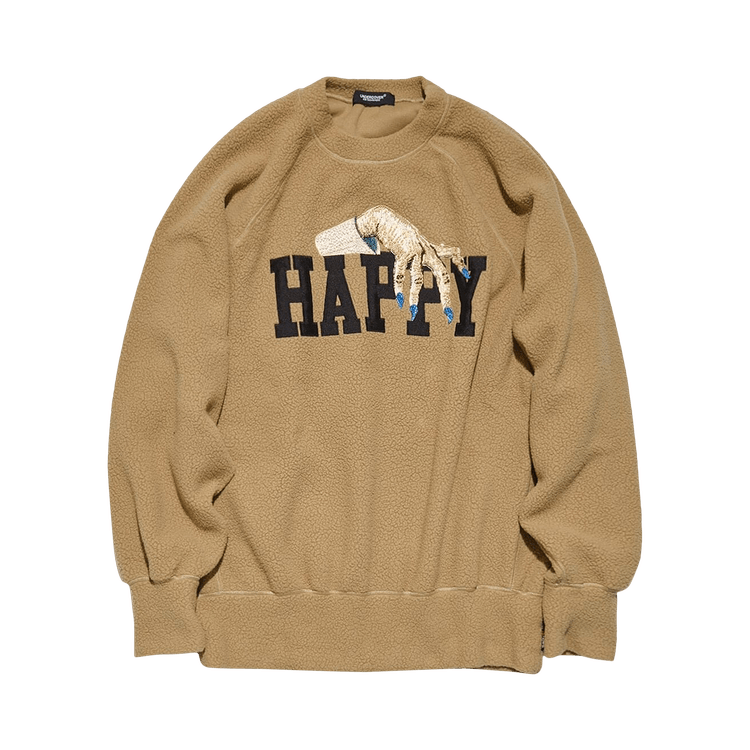 Undercover Bead Embroidery Polartec Sweatshirt 'Beige'