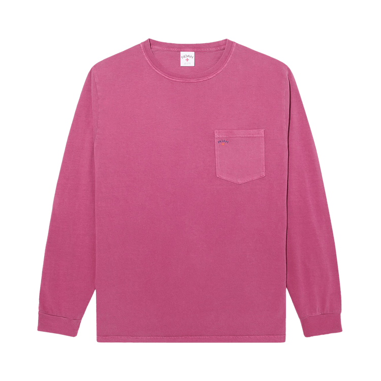 Buy Noah Long-Sleeve Core Logo Pocket Tee 'Raspberry