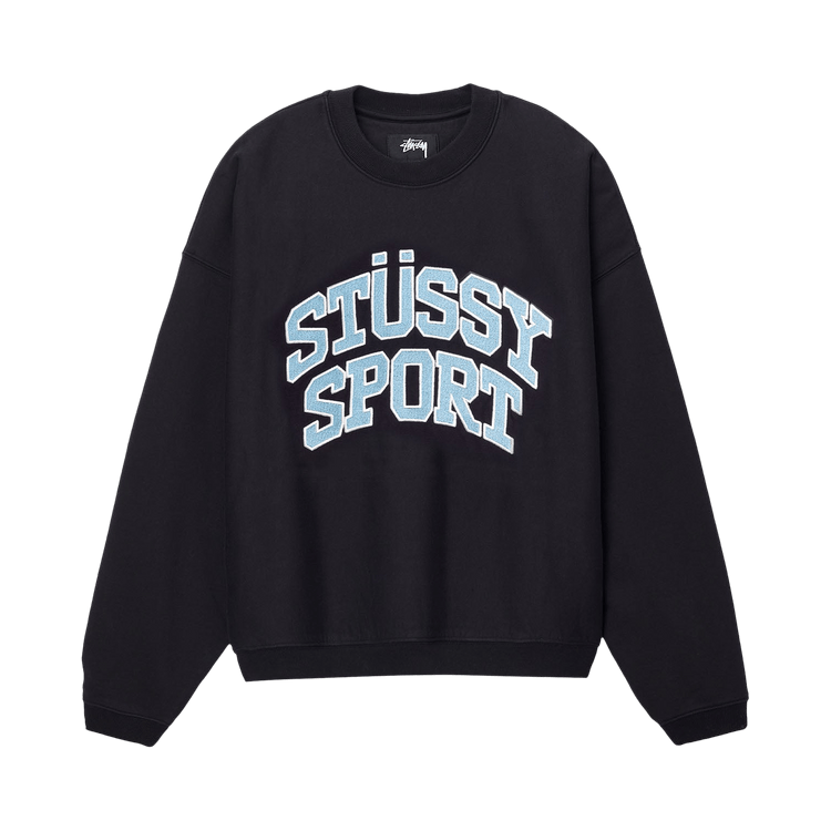 【Stussy】 正規品★ Stock Logo Crew Washed Black ★人気 Stussy Stock Logo Crew, washed black – Norwood