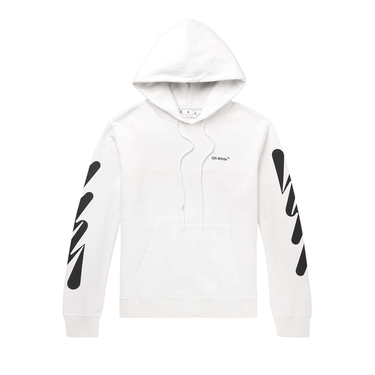 Off white diagonal spray hoodie online