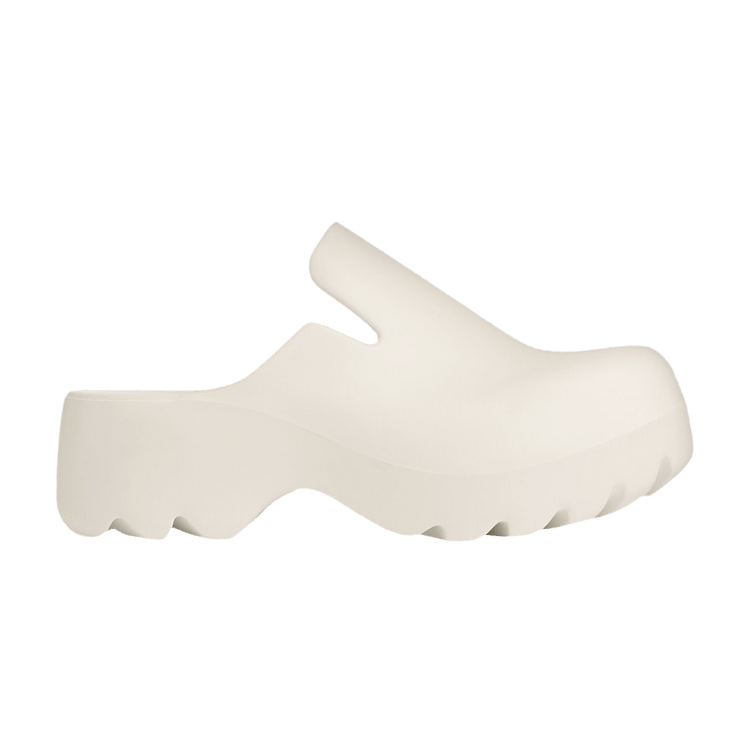 Buy Bottega Veneta Rubber Flash Clog 'Chalk' - 690102 V11T0