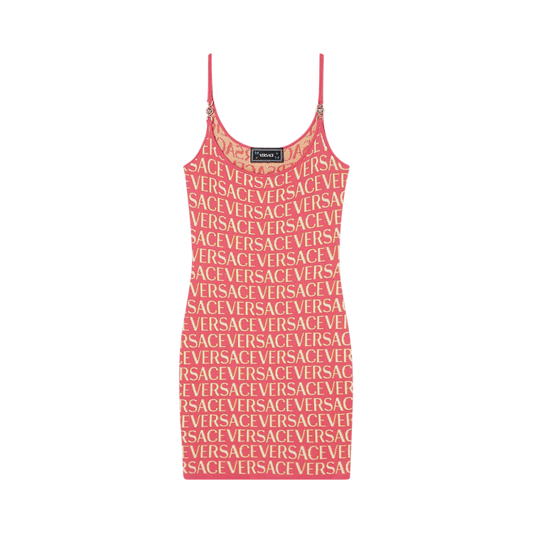 Buy Versace Monogram Knit Mini Dress 'Fuchsia Pink' - 1010964 1A07960 5P150  | GOAT