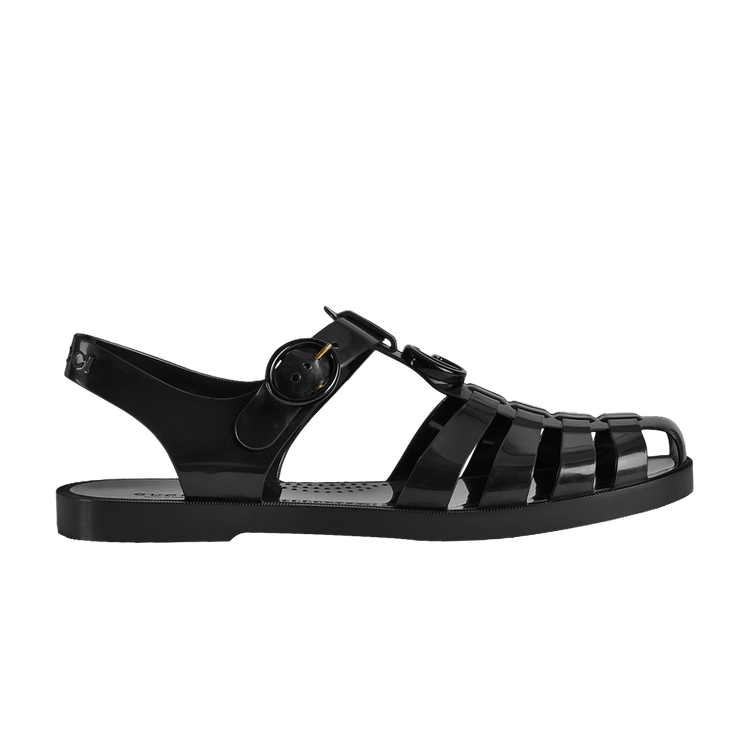 Gucci GG Fisherman Sandal 'Black'