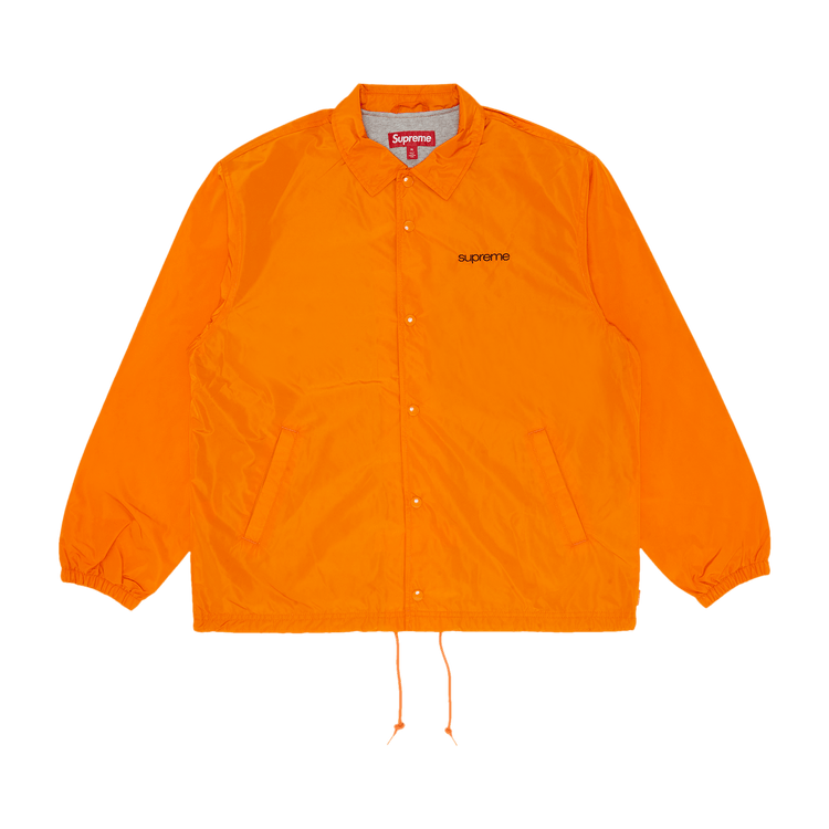 Supreme gonz logo hot sale coaches jacket orange