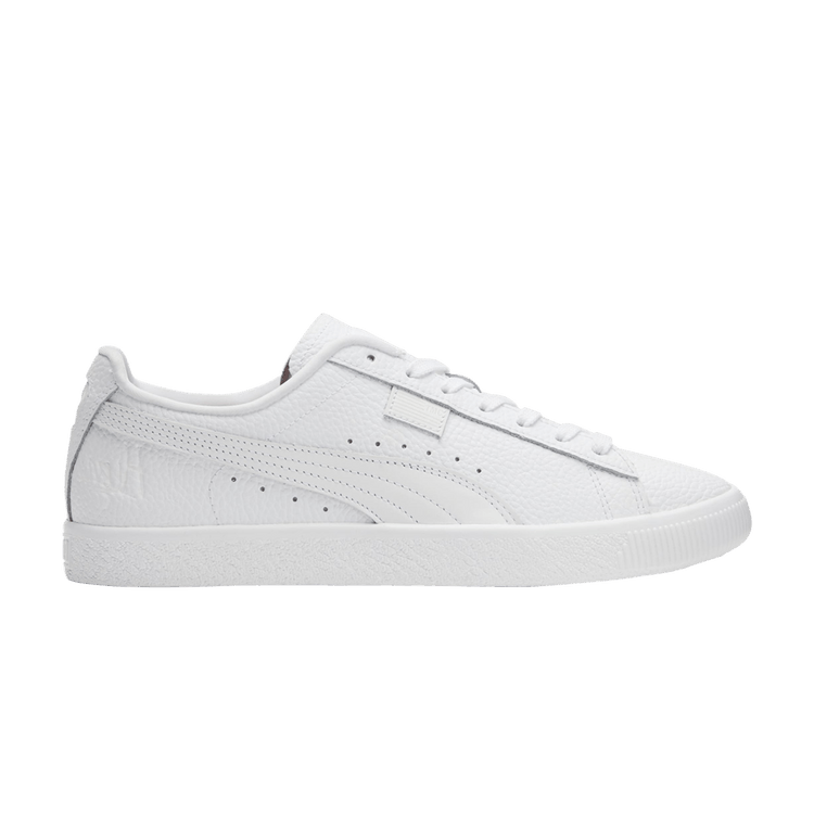 Puma clyde mid core foil white best sale