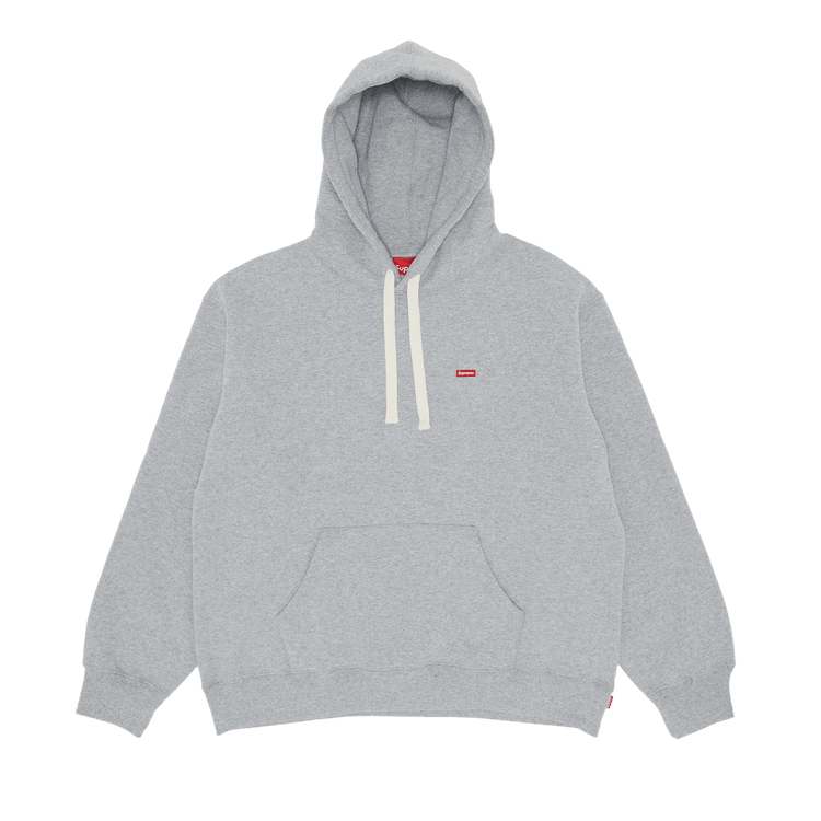 Buy Supreme Small Box Drawcord Hooded Sweatshirt Heather Grey FW23SW41 HEATHER GREY GOAT CA