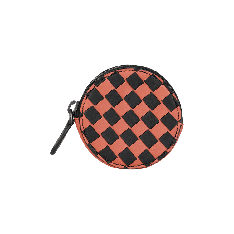 小物 BOTTEGA VENETA Buy Bottega Veneta Check Print Coin Pouch 'Red/Black