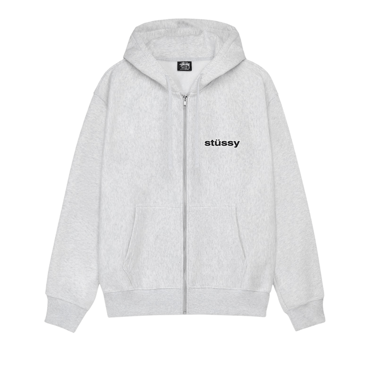 ★送料・関税込★Stussy★DNA Zip Hoodie★ASH HEATHER★ Stussy Worldwide Zip Hoodie Ash Heather Men's - FW24 - US