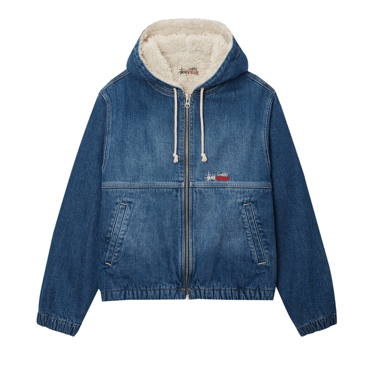 STUSSY DENIM JACKET Sサイズ 関税込☆Stussy x Dries Van Noten Hand Stencilled DenimJacket