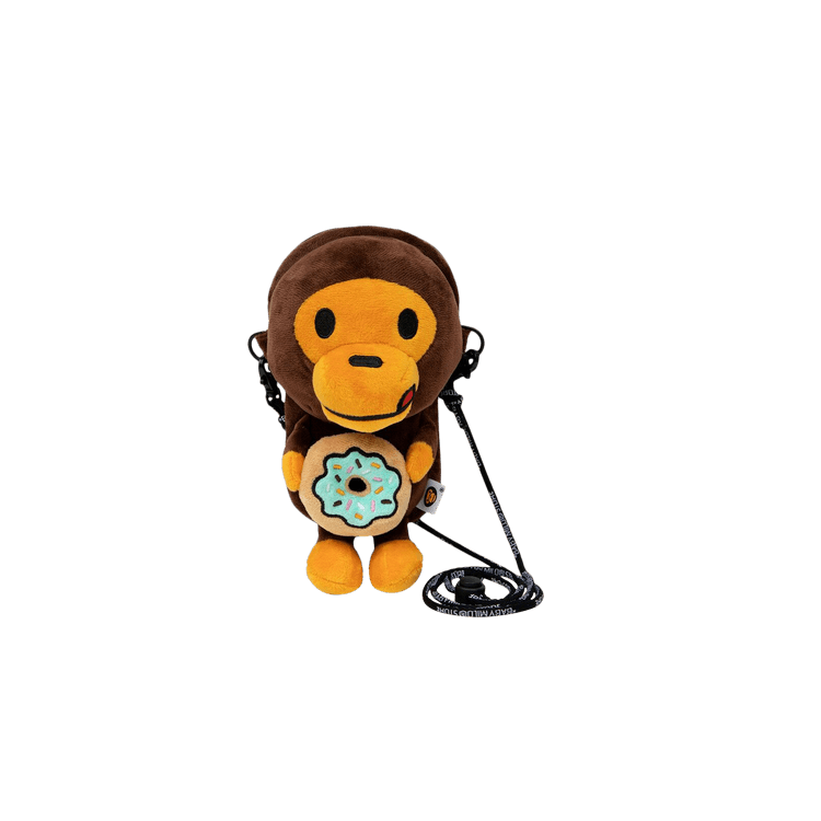 Buy BAPE Baby Milo Donut Mobile Bag 'Brown' - AJ20 189 009