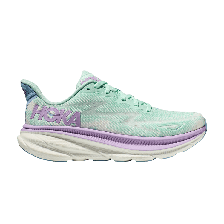 Hoka One One Clifton 9 Wide 'Sunlit Ocean Lilac Mist'