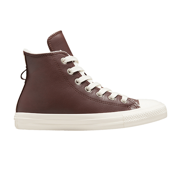 Wmns Chuck Taylor All Star Leather High 'Faux Fur Lining - Eternal Earth Brown'