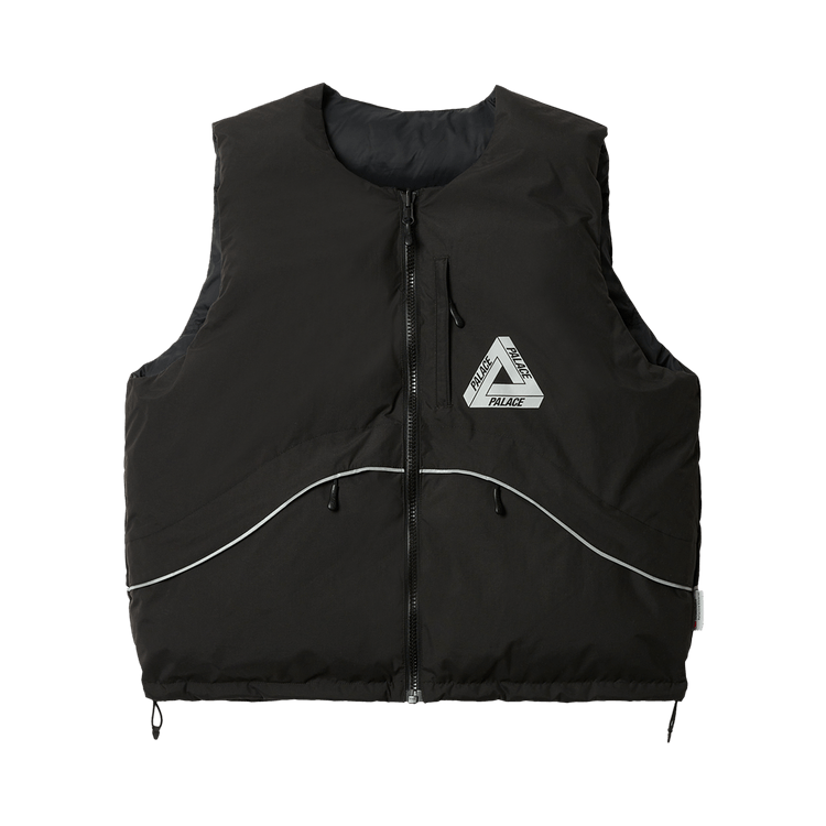 Palace Reversible Vest Hood Black Men's - SS24 - US