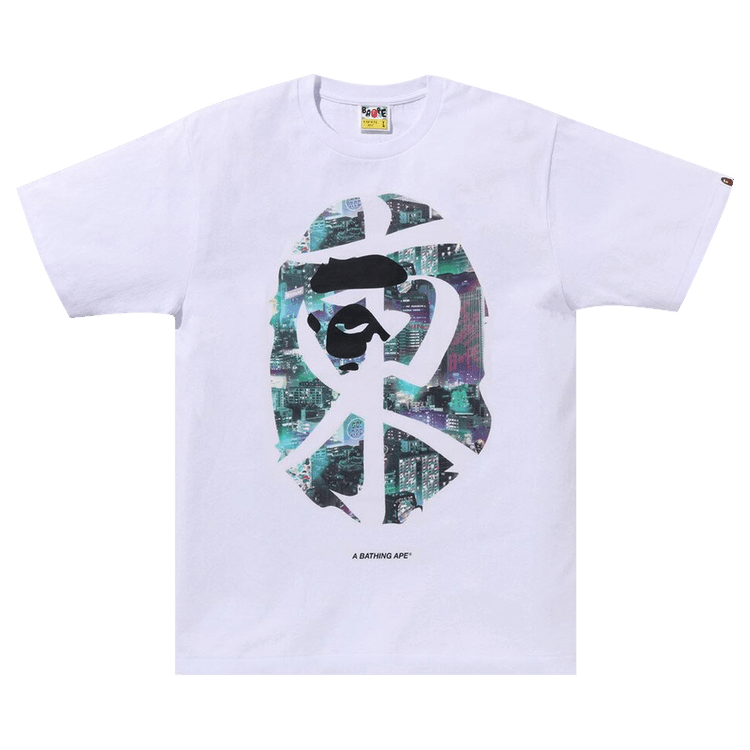 Size xxxl BAPE Neon Tokyo Tee 'White'