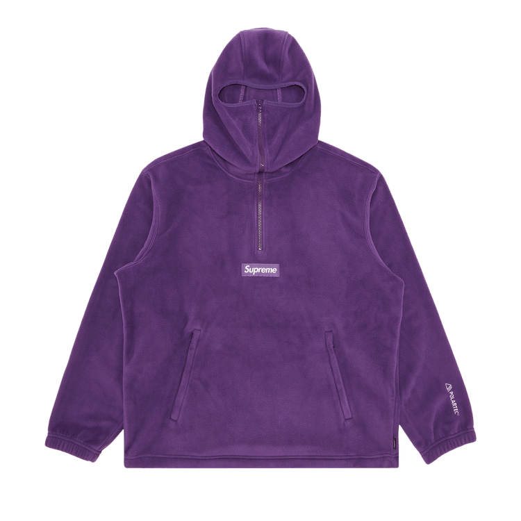 Buy Supreme Polartec Facemask Half Zip Hooded Sweatshirt 'Dark ...