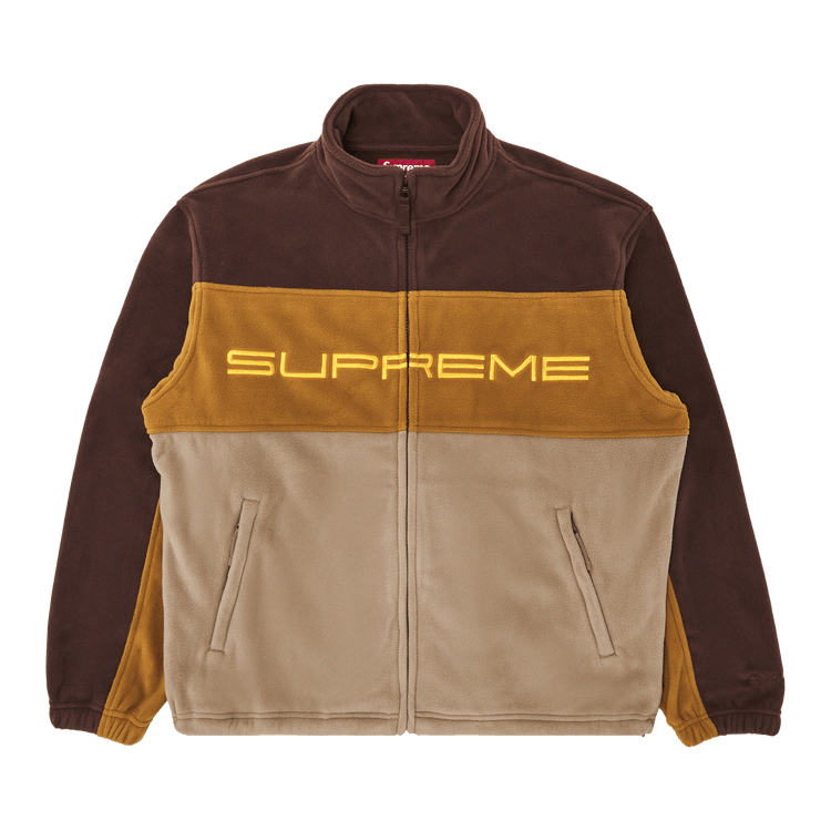 Buy Supreme Polartec Zip Jacket 'Brown' - FW23J101 BROWN | GOAT