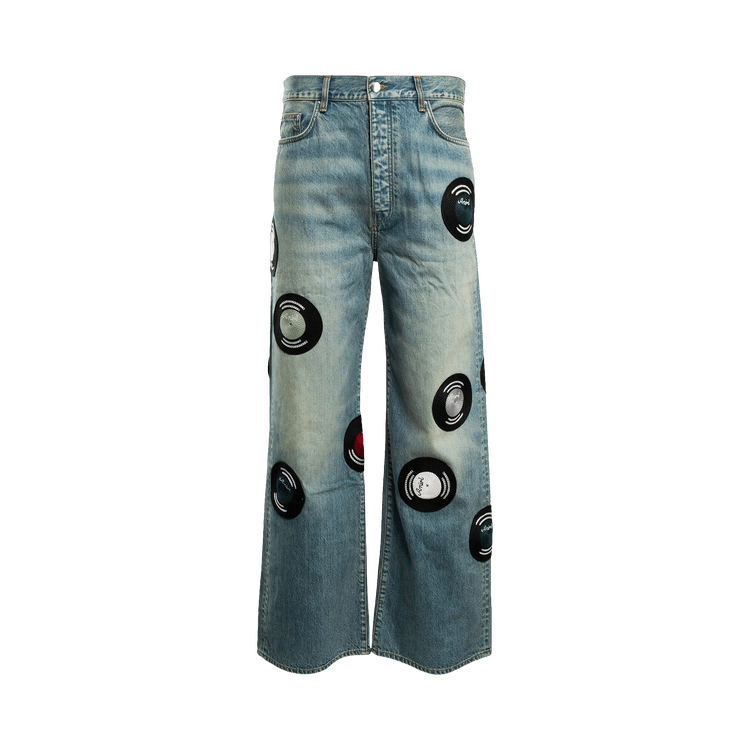 Buy Amiri Baggy Record Jean 'Craft Indigo' - AW23MDF040 CRAF