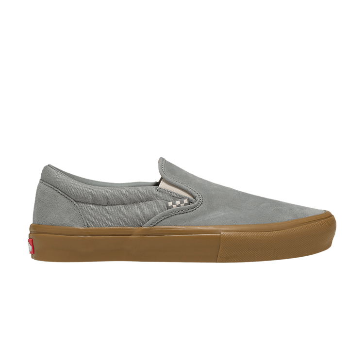 国内配送 VANS SLIP-ON GRAY/GUM Vans Classic Gum-Sole Slip-On Sneaker in Gray for Men | Lyst