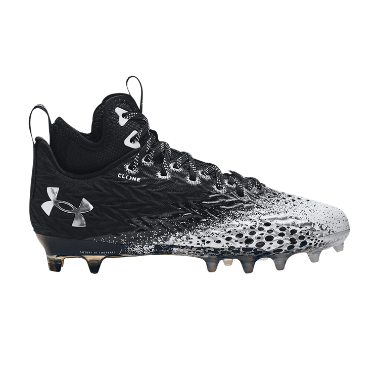 Under Armour Spotlight Clone MC Football Cleats 'Black White' (Women's)