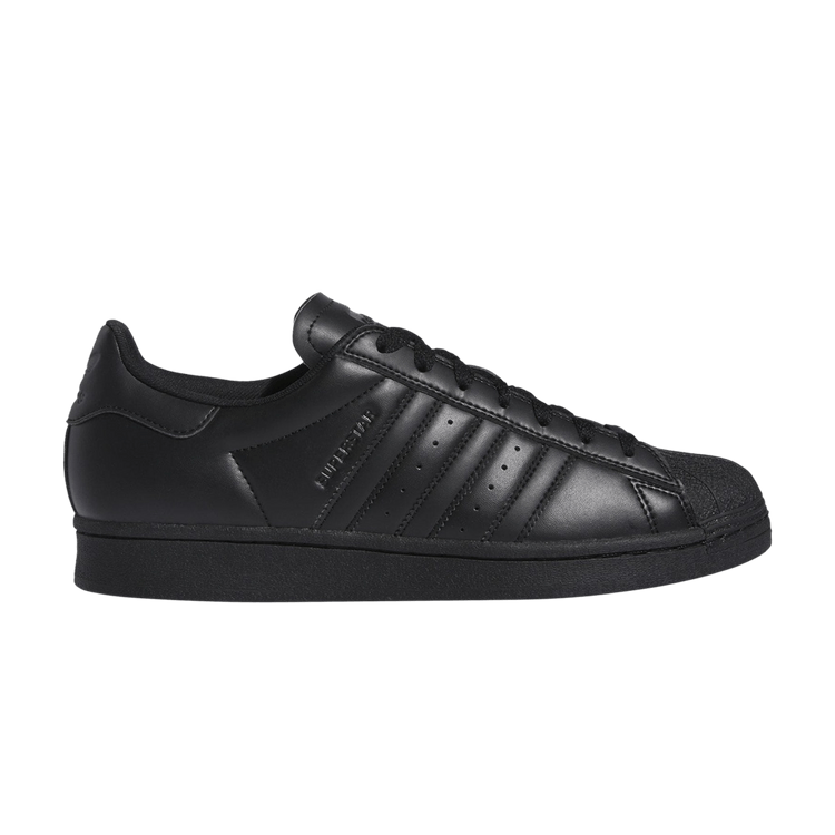 Black Shoes Adidas Triple Black Superstar Mens Trainers Adidas