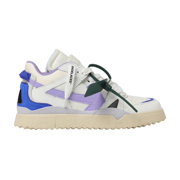 ★Off-White★ Sneakers White Purple OWIA112S23LEA0010137 OWI WMNS) Off-White Off-Court 3.0 Leather High-Top 'Purple White